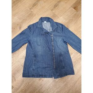 Chico's denim jacket-size L(2)